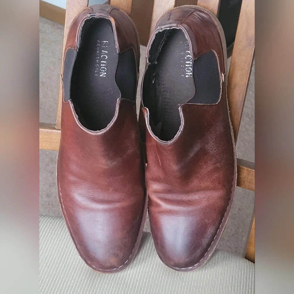 Kenneth Cole Reaction  Mens Brown Casual Dress Boots 9.5